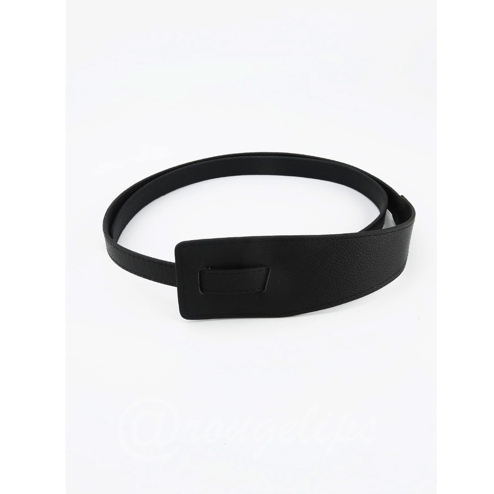 Black Belt Faux Leather PU - Picture 3 of 5